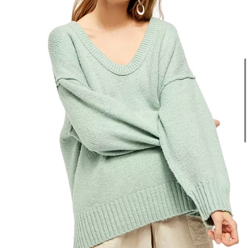 NEW Free People Brookside Tunic Sweater